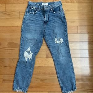 Abercrombie distressed jeans